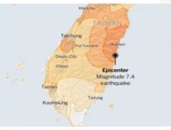 Taiwan Diguncang Gempa Beruntun
