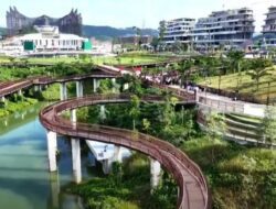 Jokowi Resmikan Plaza Seremoni Sumbu Kebangsaan IKN