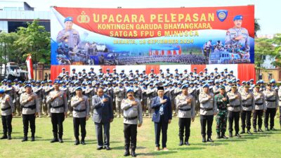 Ikut Jaga Perdamaian Dunia, Polri Kirim Satgas FPU ke Afrika Tengah