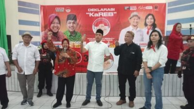 Hadiri Deklarasi Koalisi Rakyat Bersatu Provinsi Jatim, Risma-Gus Hans Menganggap Pentingnya Keberadaan Relawan