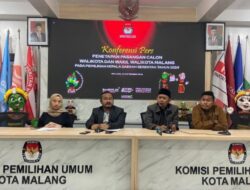 KPU Kota Malang Resmi Tetapkan Tiga Pasangan Calon Wali Kota dan Wakil Wali Kota Pada Pilkada 2024