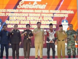 H Wigiyono Ketua DPRD dan Bupati Sutan Riska Terima Kunjungan Kerja Kajati Sumbar di Dharmasraya