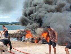 Polda Malut Kirim Tim Inafis Selidiki Insiden Meledaknya Speedboat Yang Menewaskan Cagub Benny Laos
