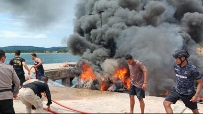 Polda Malut Kirim Tim Inafis Selidiki Insiden Meledaknya Speedboat Yang Menewaskan Cagub Benny Laos