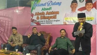 Anas Dampingi Sosok Abah Anton Calon Walikota Yang Dekat Dengan Warga Kota Malang