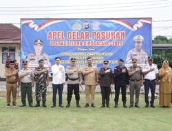 Suta Riska Hadiri Apel Gelar Pasukan Operasi Zebra Singgalang Polres Dharmasraya