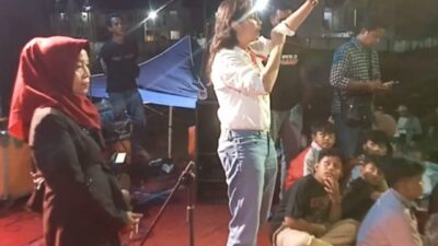 Dapat Sambutan Hangat Warga, Kunjungan Ganis di Event Bantengan Santri Fest 2024