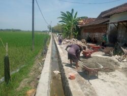 Berpacu dengan Waktu, Desa Nglanduk Kebut Proyek Irigasi Hippa