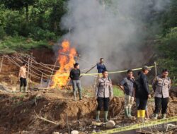 Kapolda Sumbar Pimpin Operasi Pemberantasan Tambang Ilegal di Solok Selatan