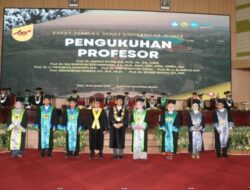 Unej Kukuhkan 7 Guru Besar, Diharapkan Sebagai Lokomotif Perguruan Tinggi Untuk Majukan Kampus