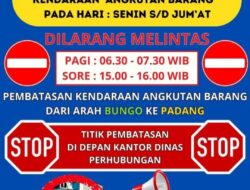 Dishub Dharmasraya Berlakukan Pembatasan Jam Operasional Kendaraan Angkutan Barang