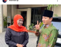 Dampingi Khofifah di Trenggalek dan Sempat Pose 2 Jari, Mas Ipin Tegak Lurus Dukung Risma-Gus Hans