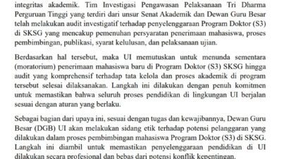 Gelar Doktoral Bahlil Lahadalia Ditangguhkan