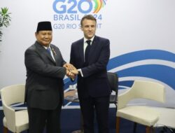 Prabowo Gelar Pertemuan Bilateral Dengan Presiden Prancis Macron