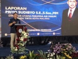 Dirut Perumda Tugu Tirta : Memasuki Usia ke – 50 Tahun Perumda Air Minum Tugu Tirta Kota Malang Tingkatkan Sinergi Pelayanan Terbaik