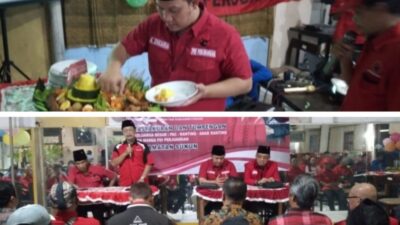 Tasyakuran Peringati HUT PDIP ke -52, PAC Sukun Hadirkan Tokoh Nasionalis dan Tokoh Masyarakat