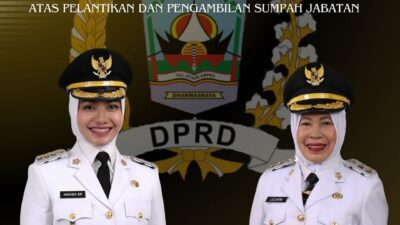 DPRD Dharmasraya Ucapkan Selamat Atas Dilantiknya Annisa Suci Ramadhani, S.H, LL.M. dan Leli Arni, S.Pd., M.Si. Sebagai Bupati dan Wakil Bupati Dharmasraya 2025-2030