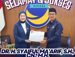 Pengacara Kondang Syaiful Ma’arif Didapuk Jadi Ketua DPD Nasdem Kota Surabaya 2025-2029