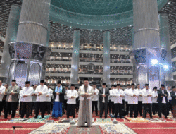 Presiden Salat Idul Adha 1446 H di Masjid Istiqlal