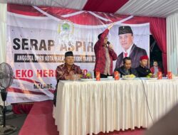 Giat Reses Eko Herdiyanto,Sampaikan 3 Unsur Utama Dalam Serap Aspirasi