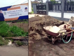 Pelebaran Jalan Desa Tamiajeng Tumpang Jadi Sorotan: Tanpa Papan Proyek, Desa Klaim Tak Dilibatkan