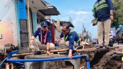 Perumda Tugu Tirta Gerak Cepat Lakukan Penanganan Gangguan Aliran, Akibat Proyek Drainase