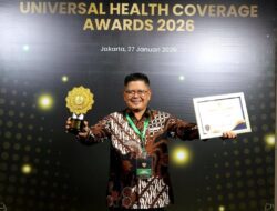Dari Progul Ambulan Gratis Hingga Capaian Layanan Kesehatan 98 Persen, Bupati Welly Raih UHC Award 2026