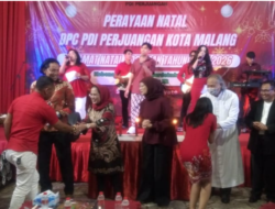 Perayaan Natal Penuh Damai di Kantor DPC PDI Perjuangan Kota Malang,Awal Januari 2026