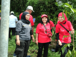 DPC PDI Perjuangan Kota Malang Lakukan Tanam Bibit Pohon Pelindung, Dalam Memperingati HUT Ketum Megawati ke – 79 th