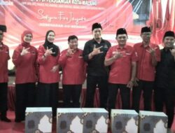 Para Kader Antusias Hadiri Buka Bersama di Aula Kantor DPC PDI Perjuangan Kota Malang