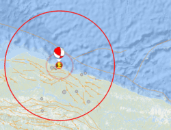 Terjadi Gempa Bumi Tektonik M5,4 di Sarmi Papua