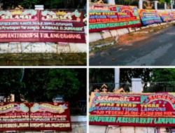 Tahan Mantan Gubernur Karena Kasus Dugaan Korupsi, Kejati Lampung Dipenuhi Karangan Bunga Dukungan Masyarakat