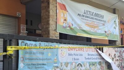Lokasi penggerebekan Daycare Little Aresha di Umbulharjo Jogja kasus kekerasan anak