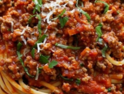 Spaghetti Saus Daging