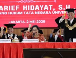 Pidato Megawati Di Pengukuhan Arief Hidayat, Ingatkan Kesamaan Hak Warga Negara di Mata Hukum