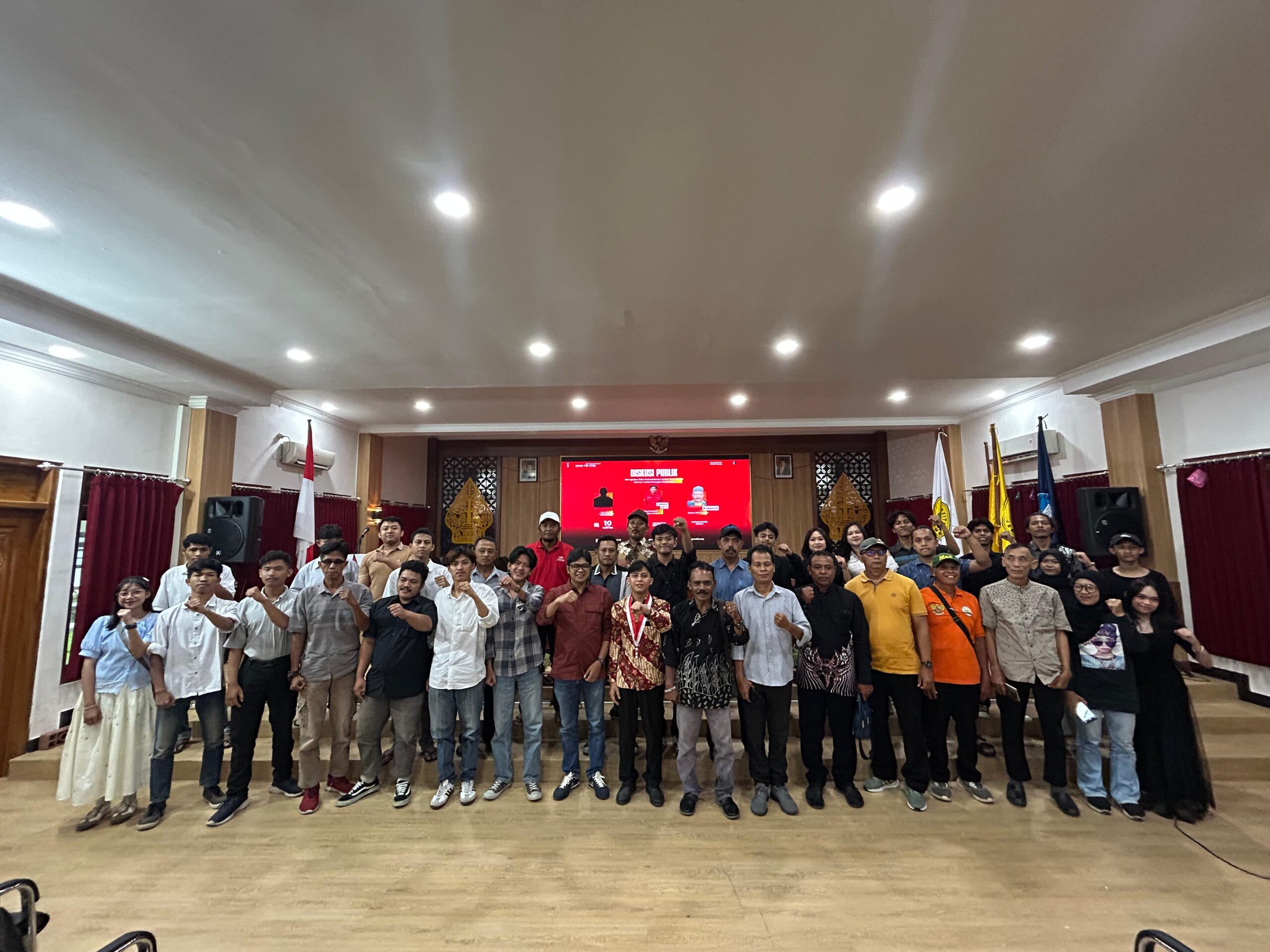 DPK GMNI FIB UNEJ gelar forum sinergitas stakeholder pertembakauan Kabupaten Jember