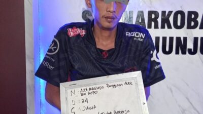 Bawa  Narkotika Jenis Sabu, Warga Timpeh 4 Ditangkap Satreskoba Polres Sijunjung