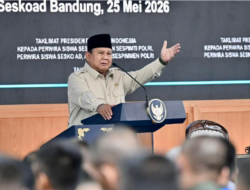 Presiden Prabowo Beri Pengarahan Pada Seribu Perwira TNI dan Polri Yang Tempuh Pendidikan