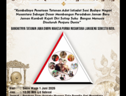Paguyuban Serikat Manusia Merdeka (SEMAR) Akan Adakan Pagelaran Agung Kebangkitan Jati Diri Bangsa