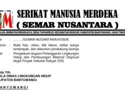 SEMAR NUSANTARA Laporkan Pelanggaran Lingkungan Hidup Dalam Proyek Sekolah Rakyat di Banyuwangi