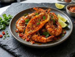 Resep Udang Panggang Bumbu Bawang Pedas Gurih