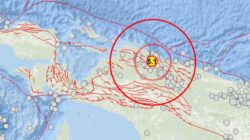 Terjadi Gempa Bumi Tektobik M5,1 di Sarmi Papua